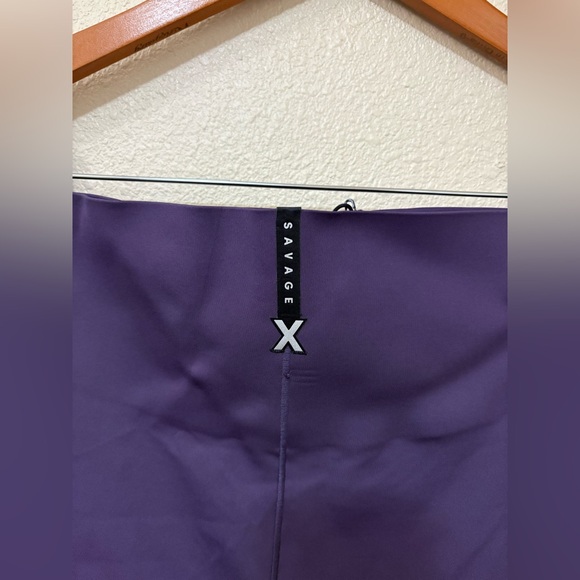 Savage x Fenty Hotline High-Waist Leggings purple plum 2X- NWT - Picture 6 of 7